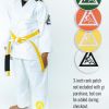 Gracie Rank Pearl Gi (Kids) Photo 4